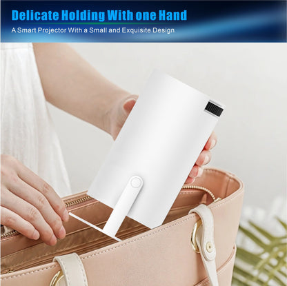 Smart Portable Mini Projector 4K WiFi 6 & Bluetooth Home Cinema