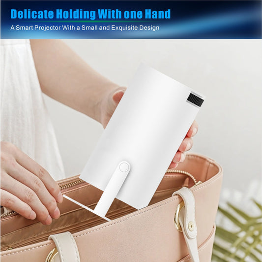 Smart Portable Mini Projector 4K WiFi 6 & Bluetooth Home Cinema