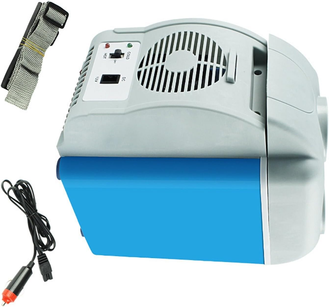 2 in 1 7.5L 12V Car Refrigerator with Coolers and Warmer, Fast Cooling Multifunctional Portable Freezer