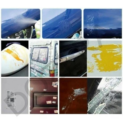 Multipurpose Sticker Adhesive Glue Remover Spray, Sticker Lifter Stain Remover Adhesive Cleaner All Purpose Effective Adhesive Remover Liquid for Glass, Metal, Wall